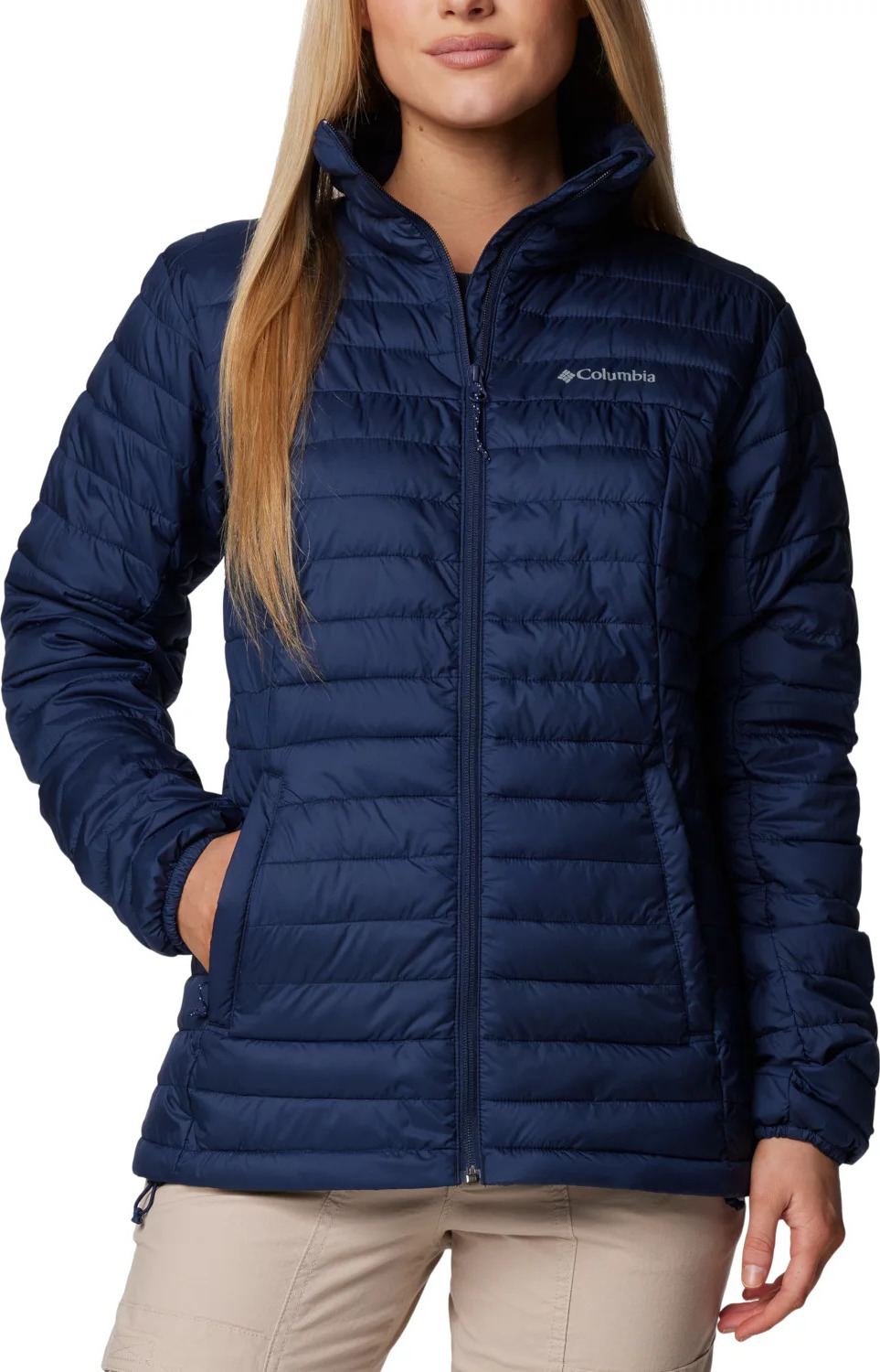 Tmavomodrá dámska prešívaná bunda Columbia Silver Falls II Full Zip Jacket 2098682464 Veľkosť: L