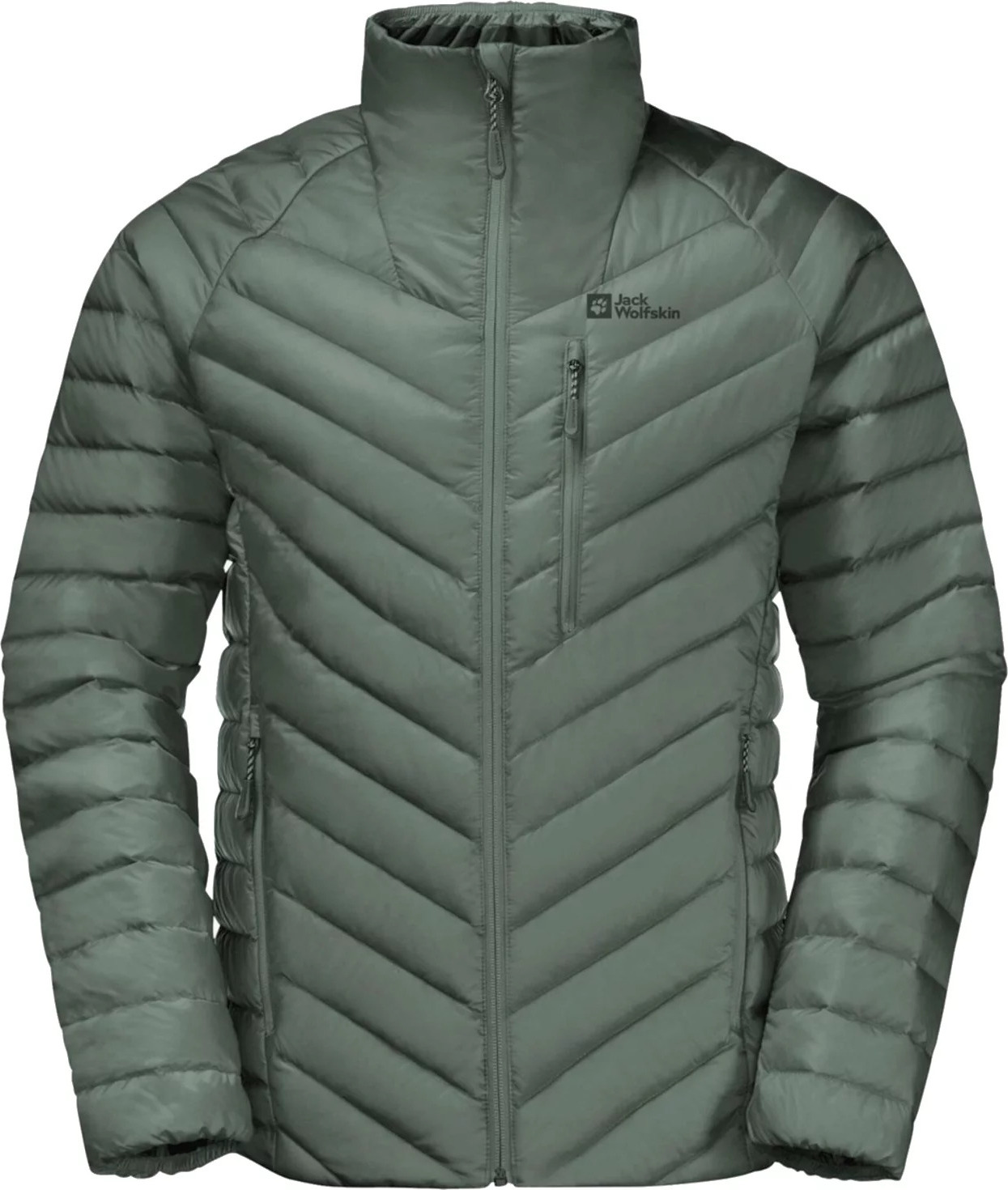 Tmavozelená pánska páperová bunda Jack Wolfskin Passamani Down Jkt M 1207151-4311 Veľkosť: 3XL