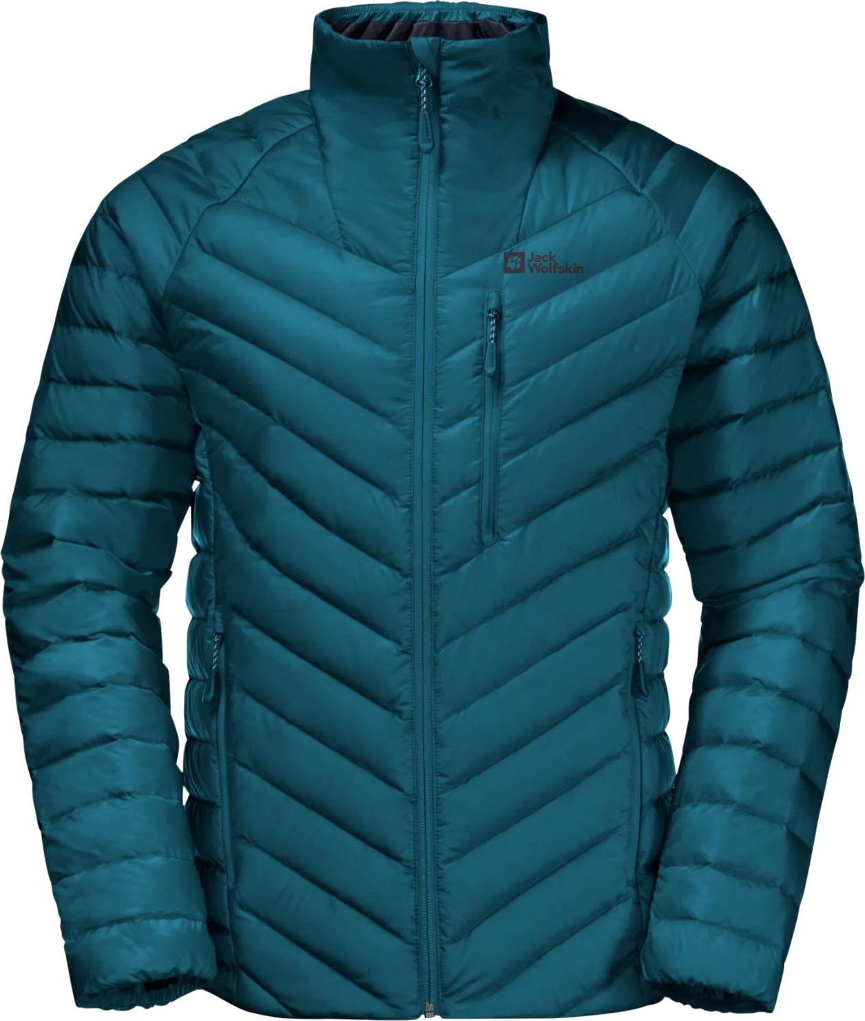 Tmavomodrá pánska páperová bunda Jack Wolfskin Passamani Down Jkt M 1207151-4133 Veľkosť: L