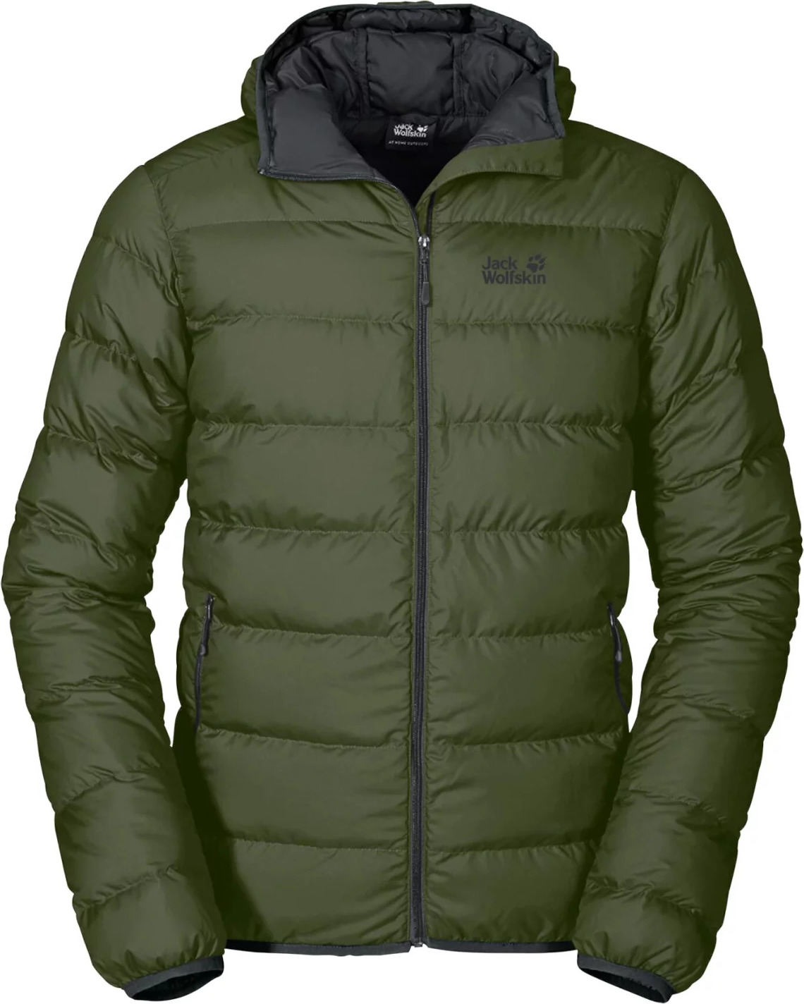 Tmavozelená pánska prešívaná bunda Jack Wolfskin Hélium Jkt M 1200573-4129 Veľkosť: 2XL