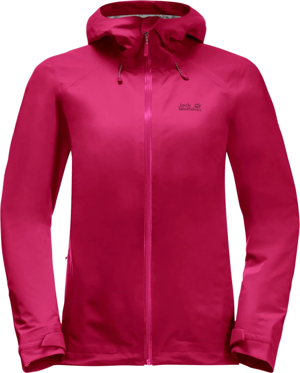 Tmavoružová dámska športová bunda Jack Wolfskin Highest Peak 3l Jkt W 1115121-2160 Veľkosť: M