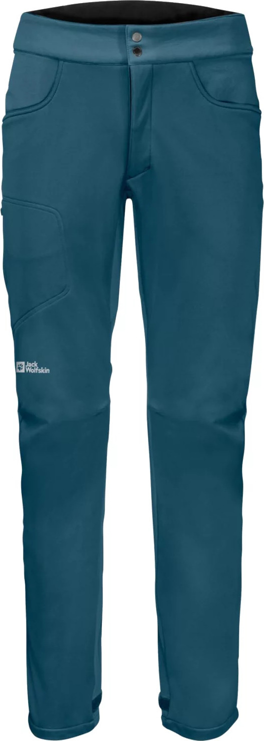 Tmavomodré pánske turistické nohavice Jack Wolfskin Morobbia Pants M 1507641-4133 Veľkosť: 54