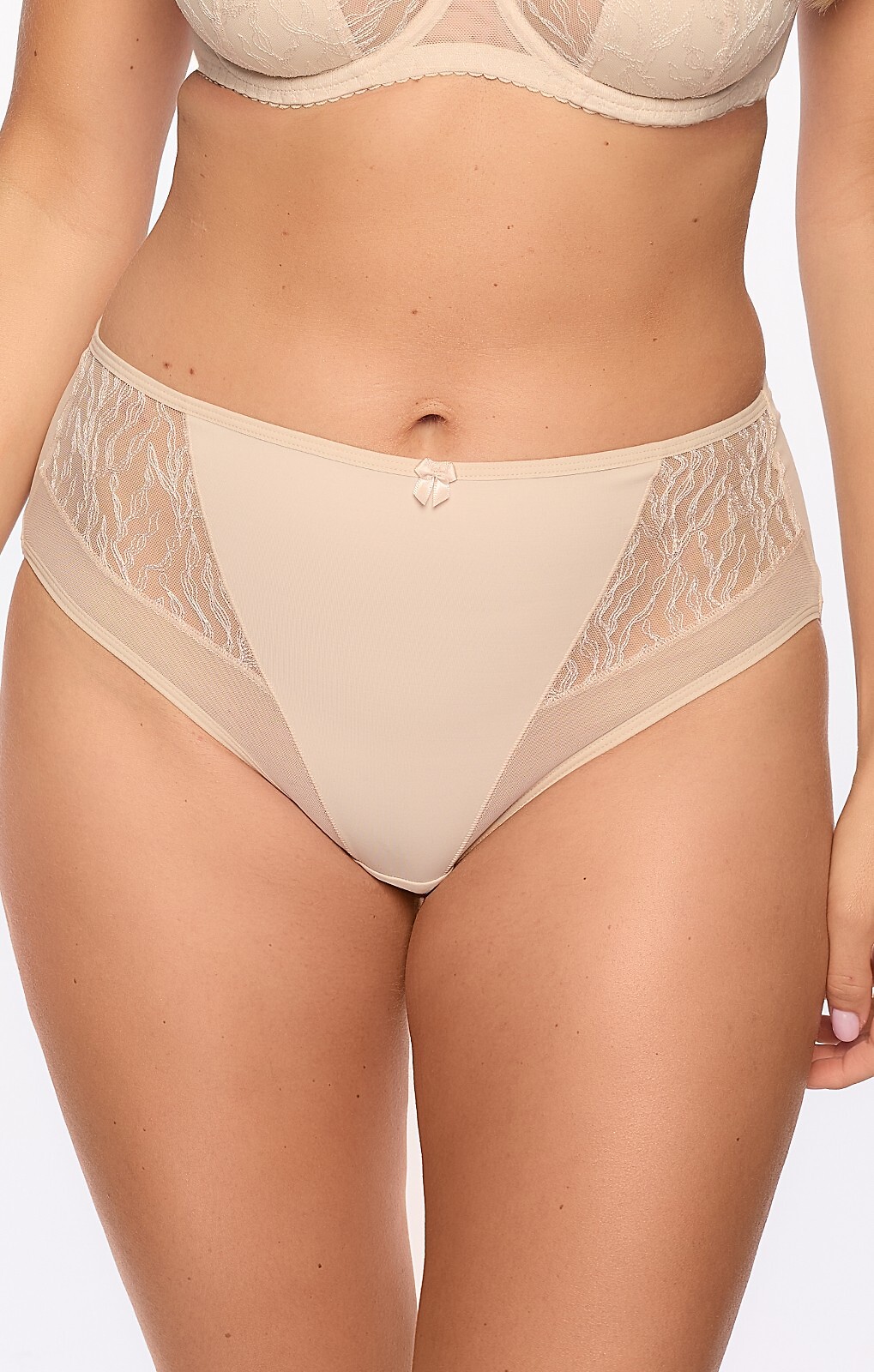 Telové dámske nohavičky klasického strihu Gaia GFP 1301 Sabina S-4XL GFP 1301 Sabina S-4XL Veľkosť: L, Barva: Béžová