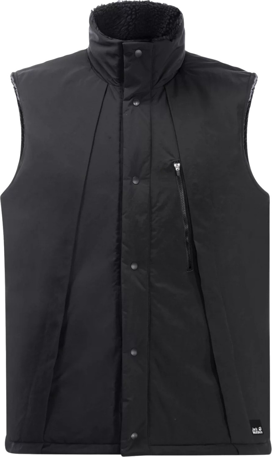 Čierna pánska obojstranná vesta Jack Wolfskin Alex Vest M 1307421-6350 Veľkosť: 3XL