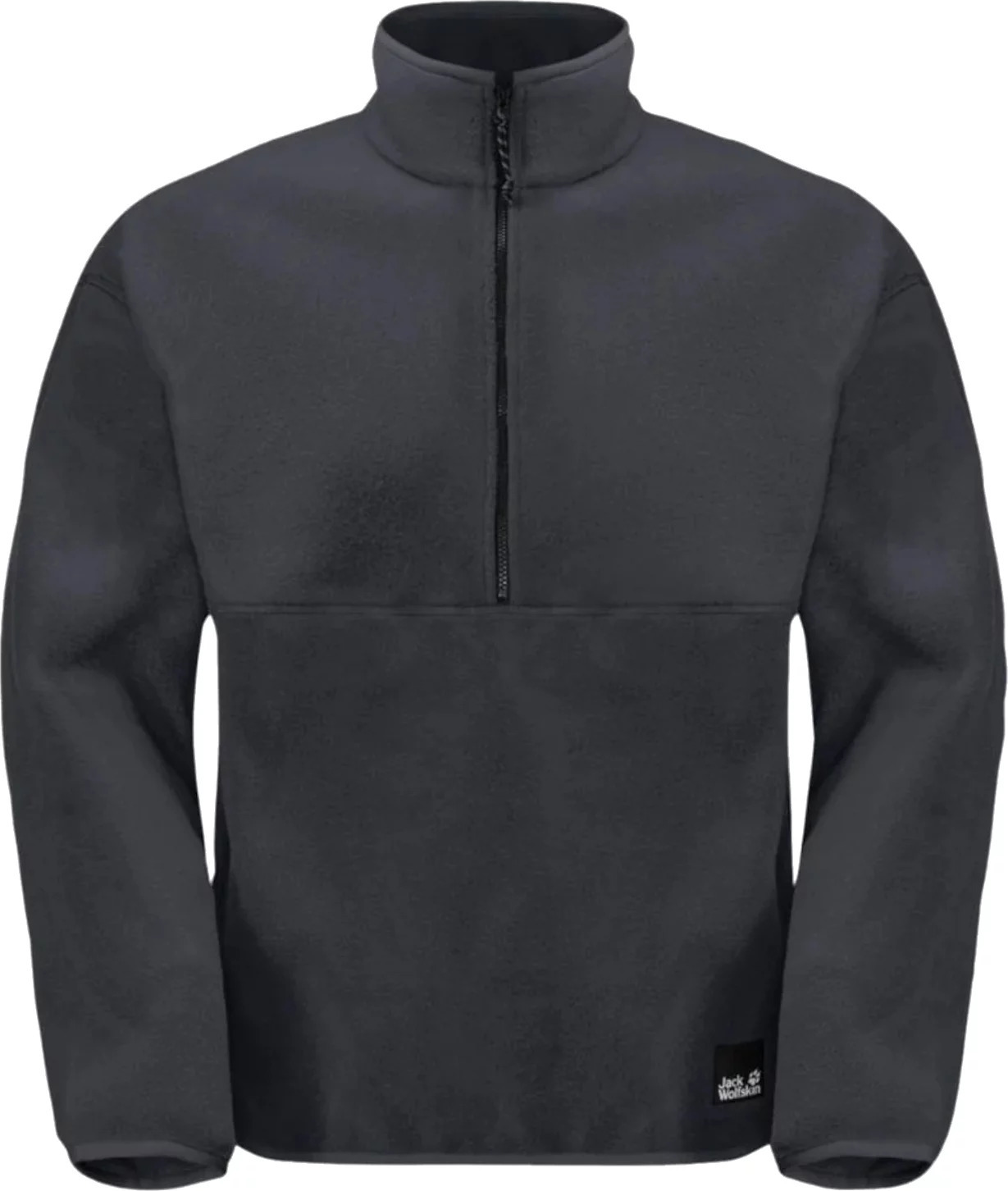 Čierna pánska fleecová mikina Jack Wolfskin Osloer Fleece HZ M 1710611-6350 Veľkosť: L