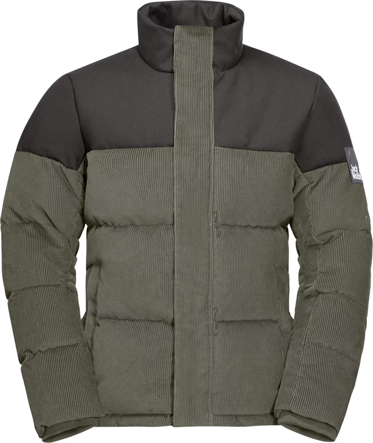 Tmavozelená pánska zimná bunda Jack Wolfskin Nature Corduroy Jkt M 1206331-4550 Veľkosť: L