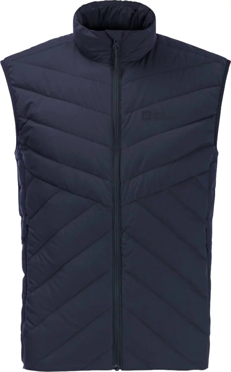 Tmavomodrá pánska športová vesta Jack Wolfskin Athletic Down Vest M 1206692-1010 Veľkosť: L
