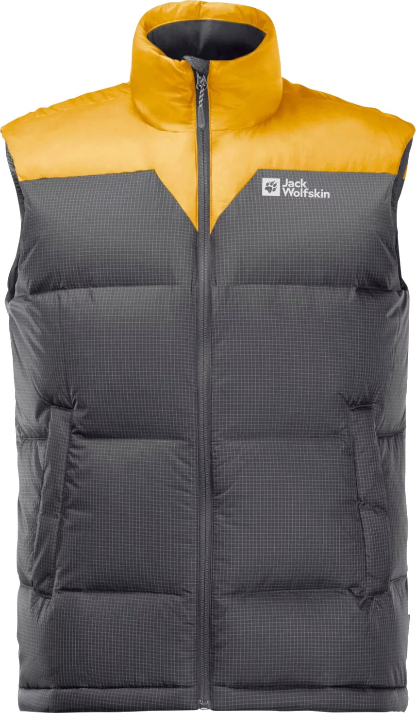 Čierna pánska vesta Jack Wolfskin Dna Tundra Down Vest M 1207181-3802 Veľkosť: L