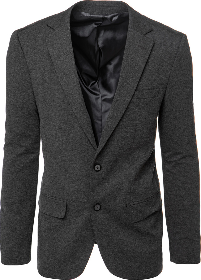 Tmavosivé pánske sako MX0624 Veľkosť: M/50