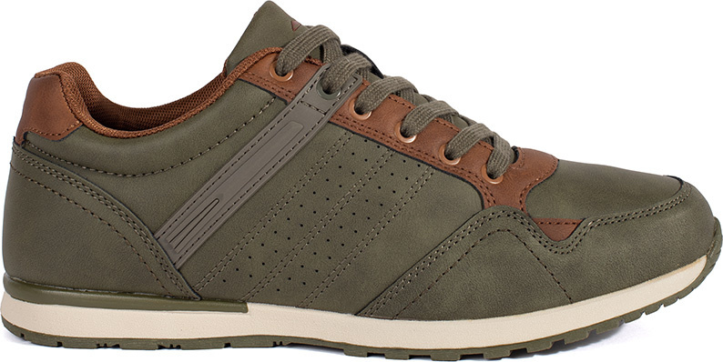 Zeleno-hnedé pánske pohodlné športové tenisky VOP21N29-4KH-M Veľkosť: 42