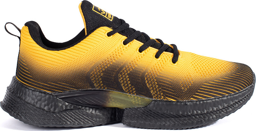 Žlto-čierne pohodlné pánske športové topánky VOP24N03-4B/Y Veľkosť: 41