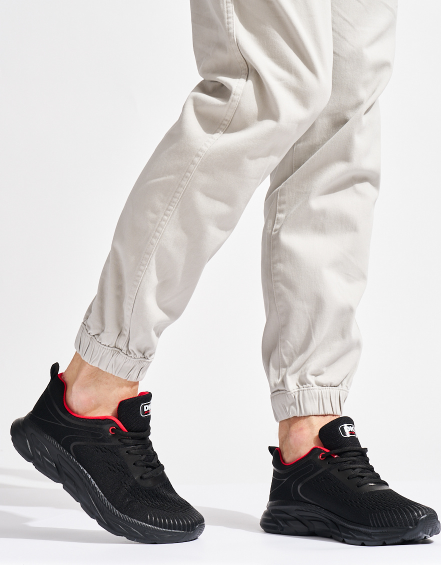 Čierne pánske športové topánky EV112B/R-M Veľkosť: 42