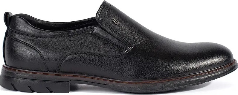 Čierne nazúvacie pánske poltopánky Y58862-OH-B Veľkosť: 40