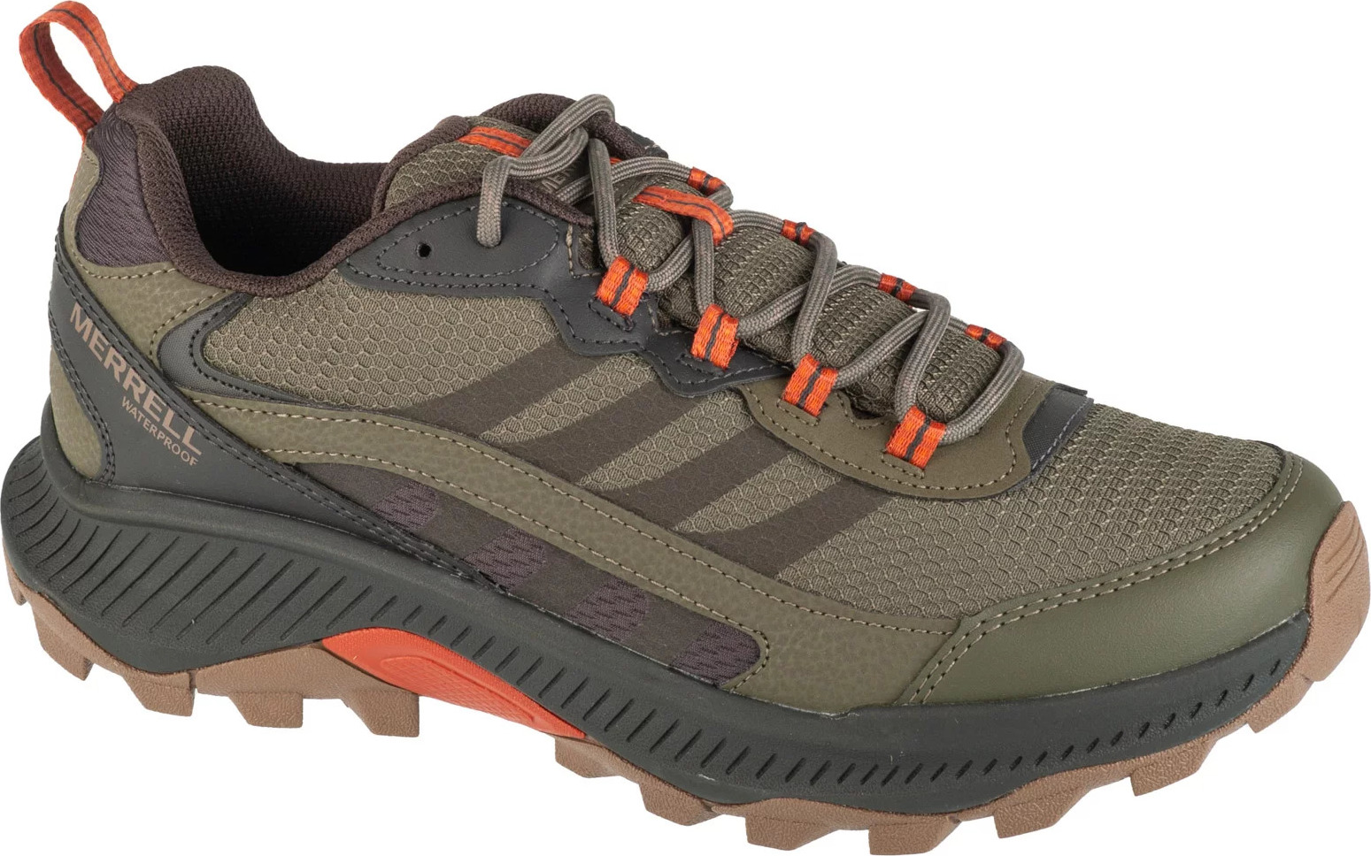 Khaki pánske turistické topánky Merrell Speed Strike 2 WP J037843 Veľkosť: 44