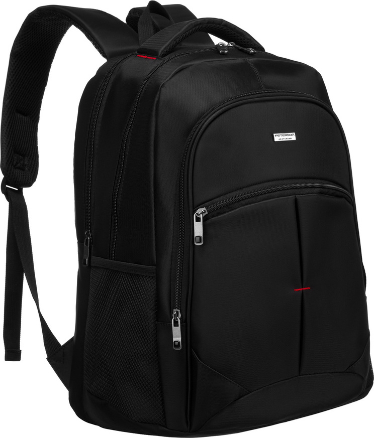 Funkčný čierny business batoh Peterson PTN 23024 Veľkosť: ONE SIZE