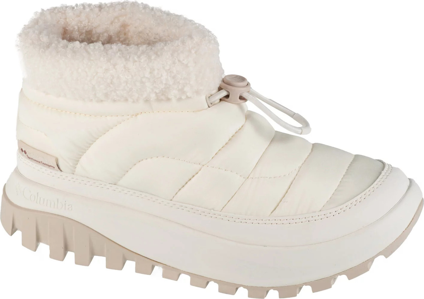 Smotanové dámske nízke snehule Columbia Snowtrot Shorty 2075121125 Veľkosť: 39