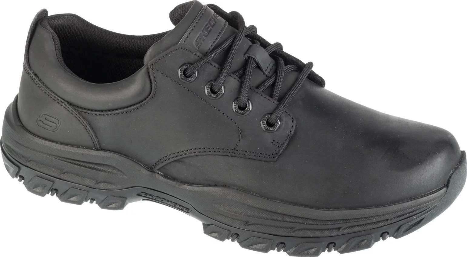 Čierne pánske kožené tenisky Skechers Knowlson - Leland 204920-BBK Veľkosť: 42