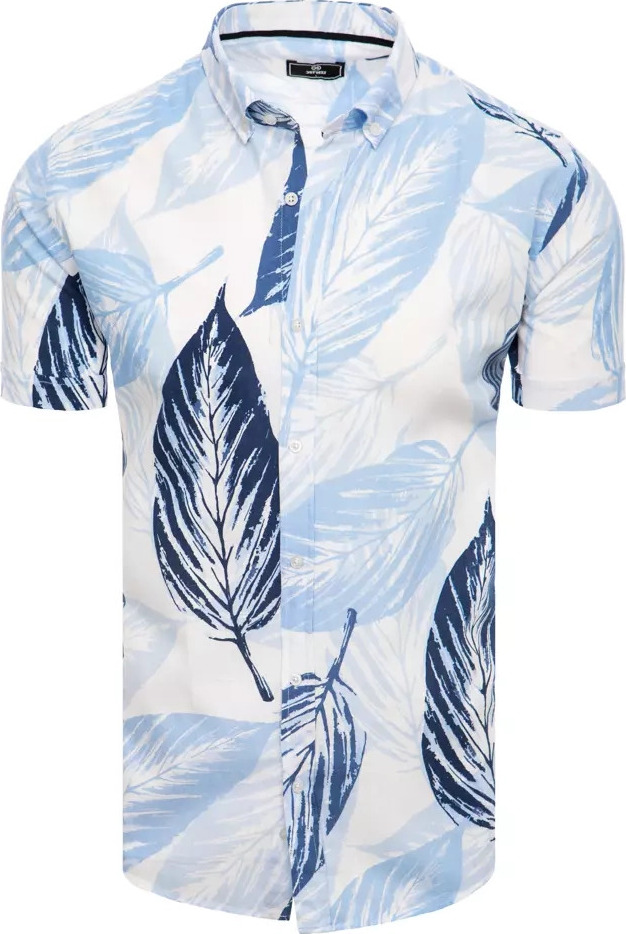 Pánska košeľa so vzorom listov KX1035 Veľkosť: 2XL