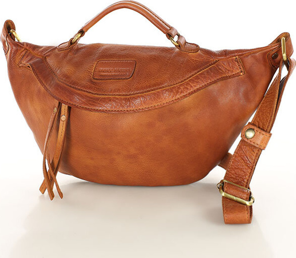 MARCO MAZZINI Svetlohnedá kožená ľadvinka (VS7b) Veľkosť: ONE SIZE