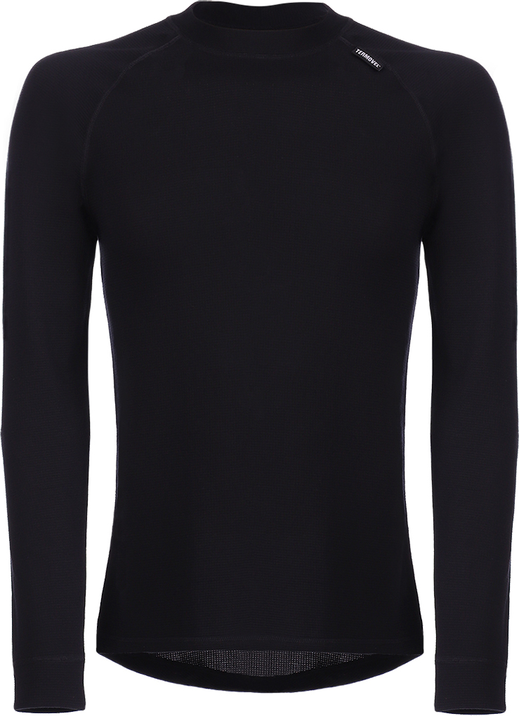 Čierne pánske termo tričko s dlhým rukávom Veľkosť: 4XL