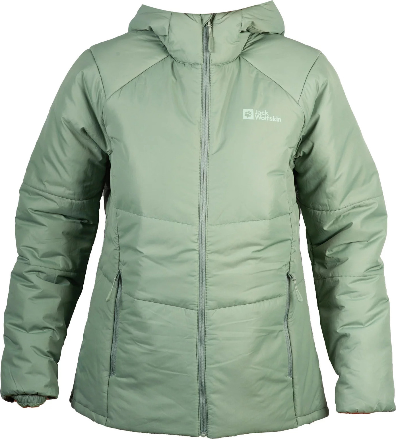 Svetlozelená dámska bunda Jack Wolfskin Bergland INS Hoody W 1207221-4311 Veľkosť: XS