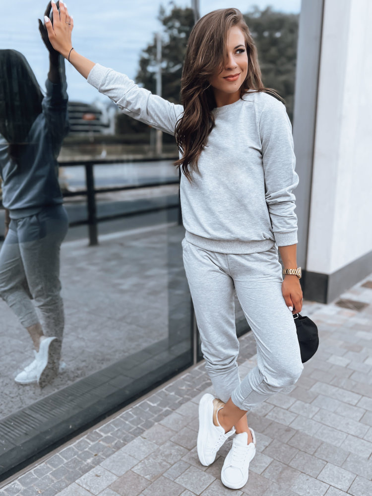 Svetlosivá dámska tepláková súprava MILIAN AY0816z Veľkosť: S