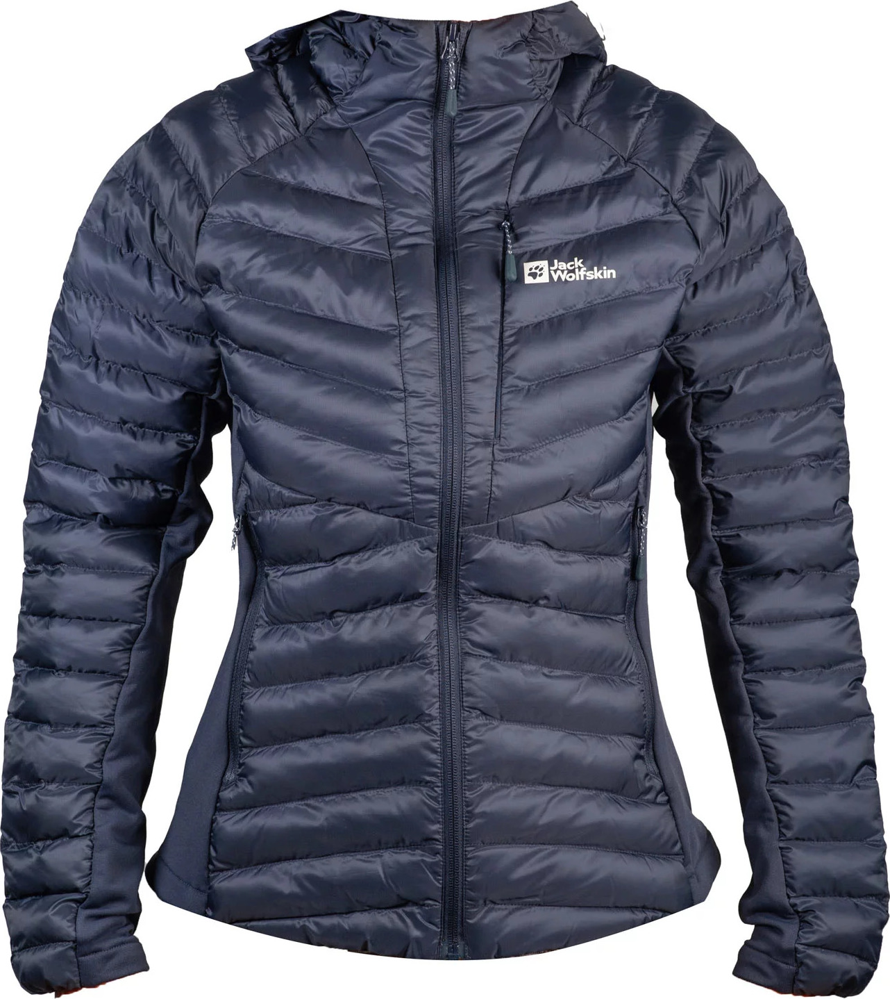Sivá dámska prešívaná bunda Jack Wolfskin Routeburn Pro Ins W Jacket 1207192-T0150 Veľkosť: L
