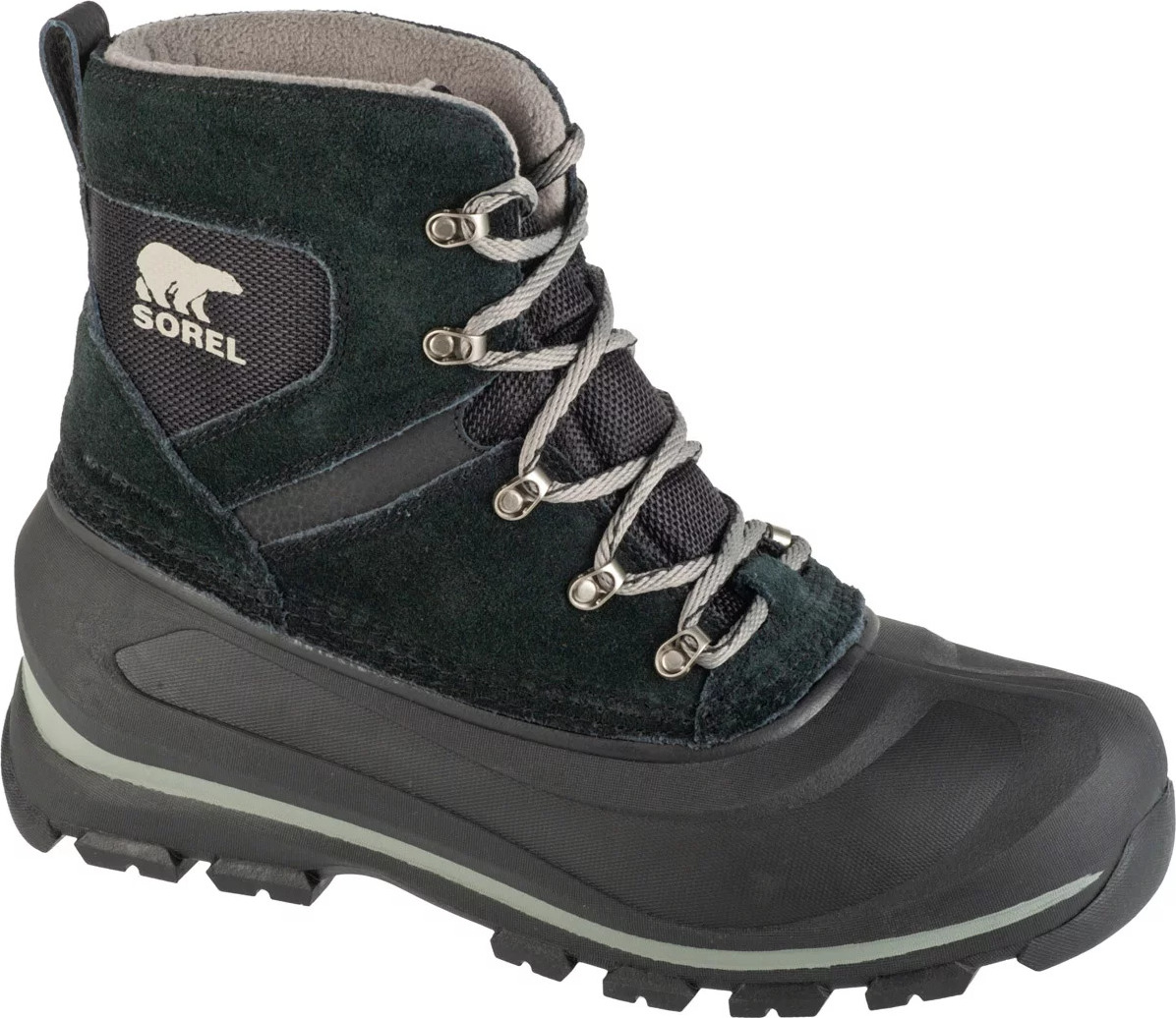 Čierne pánske zimné topánky Sorel Buxton Lace Winter Boots WP 2084901010 Veľkosť: 41