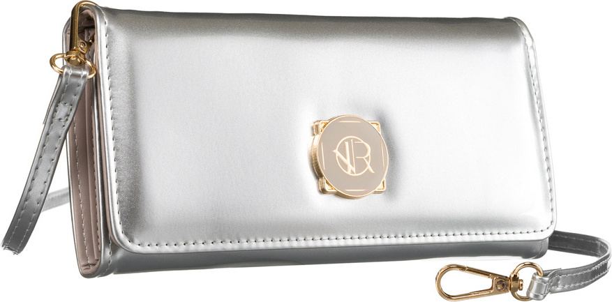 Rovicky Strieborná mini kabelka s vreckom na telefón R-MW-01 Veľkosť: ONE SIZE