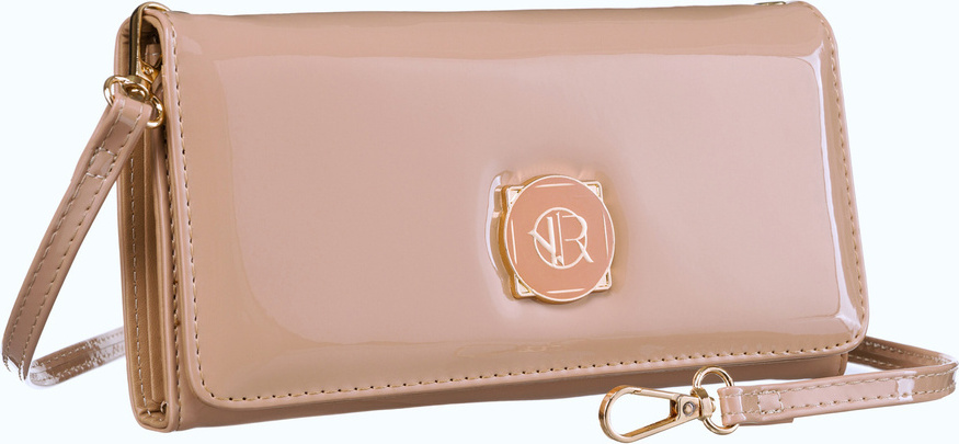 Rovicky Béžová mini kabelka s vreckom na telefón R-MW-01 Veľkosť: ONE SIZE