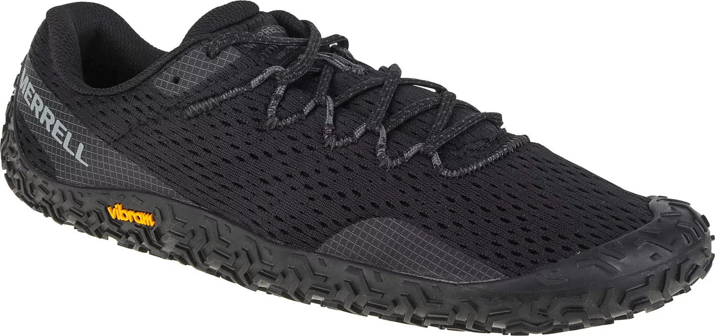Čierne pánske turistické topánky Merrell Vapor Glove 6 J067663 Veľkosť: 44