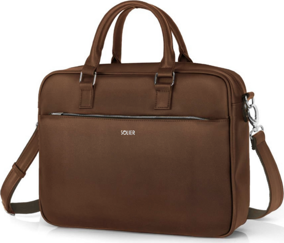 PÁNSKA AKTOVKA SOLIER S21 (S34 DARK BROWN) Veľkosť: ONE SIZE