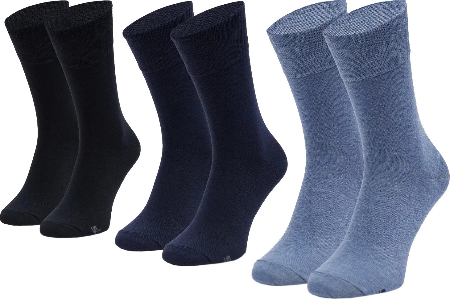 Pánske vysoké ponožky Skechers 3pk Men's Basic Socks SK41007-5801 Veľkosť: 43/46