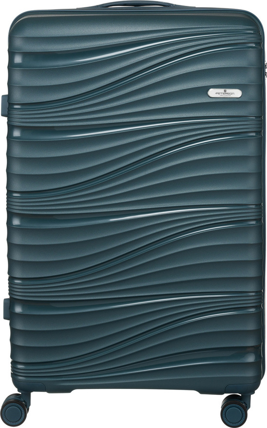 Peterson Tmavozelený stredný kufor veľ. M PTN WA06-W-M Veľkosť: M