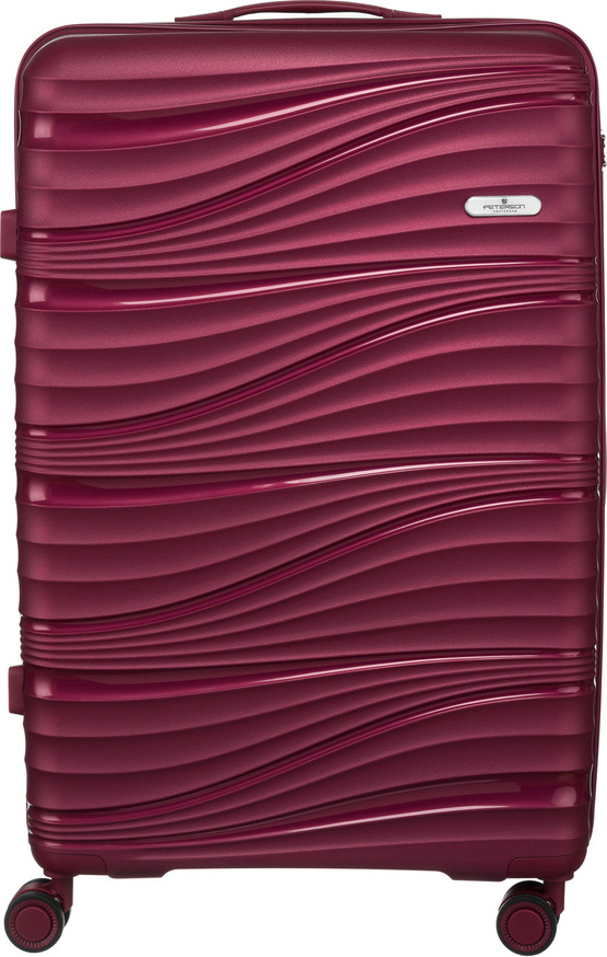 Peterson Burgundy stredný kufor veľ. M PTN WA06-W-M Veľkosť: M