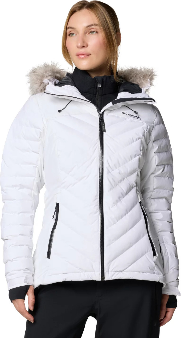 Biela dámska zimná prešívaná bunda Columbia Bird Mountain III Insulated Jacket 2085641100 Veľkosť: M