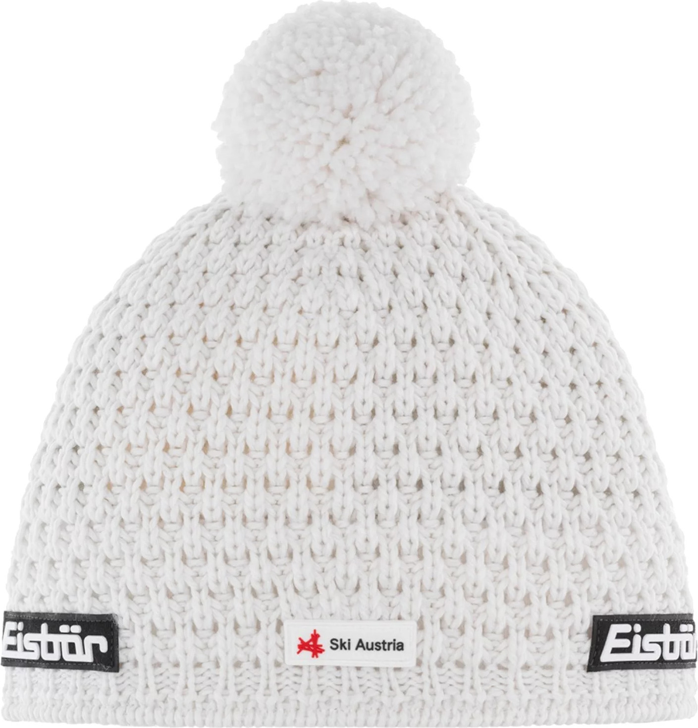 Biela zimná čiapka Eisbar Trail Pompon MU SKA E33133-100 Veľkosť: ONE SIZE