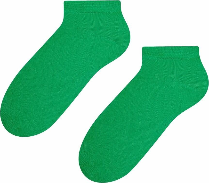 Zelené členkové dámske ponožky Art. 052 Art. 052 UX09, GREEN Veľkosť: 35/37