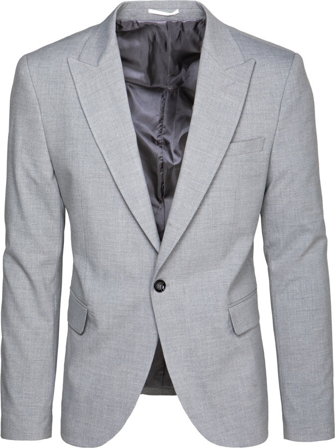 Svetlosivé pánske sako MX0618 Veľkosť: 2XL