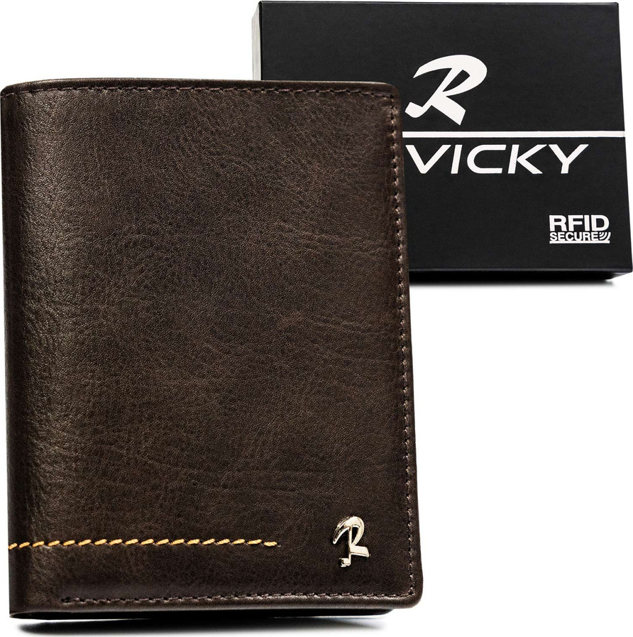 Tmavohnedá elegantná pánska peňaženka Rovicky L234 N890-CMC Veľkosť: ONE SIZE