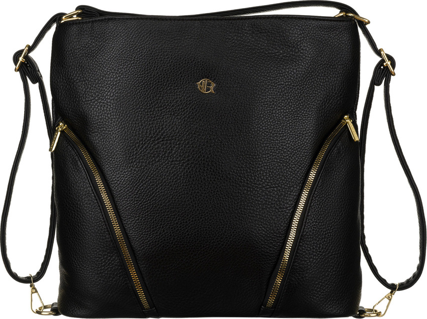 Čierna elegantná dámska priestranná kabelka Rovicky R-KP-18-A19 Veľkosť: ONE SIZE