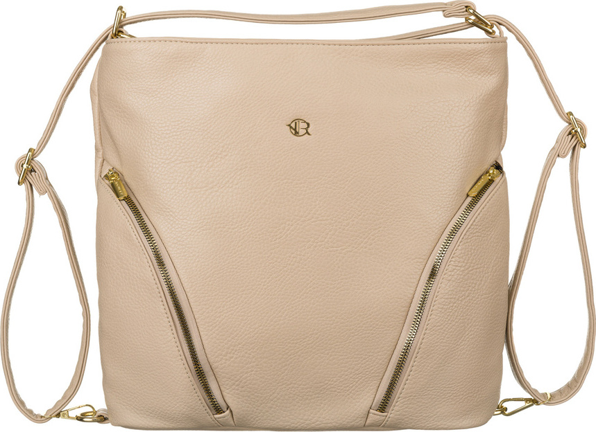 Béžová elegantná dámska priestranná kabelka Rovicky R-KP-18-A19 Veľkosť: ONE SIZE