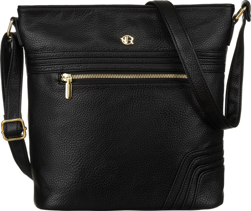 Čierna dámska priestranná crossbody kabelka Rovicky R-KP-20-A19 Veľkosť: ONE SIZE