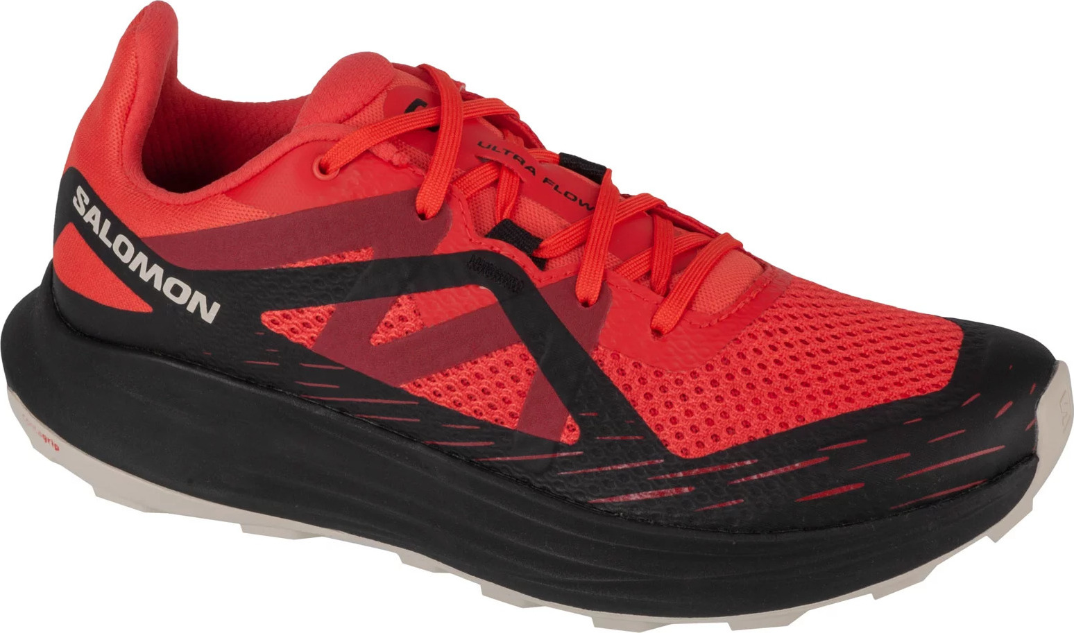 Červeno-čierne bežecké tenisky Salomon Ultra Flow 475254 Veľkosť: 42