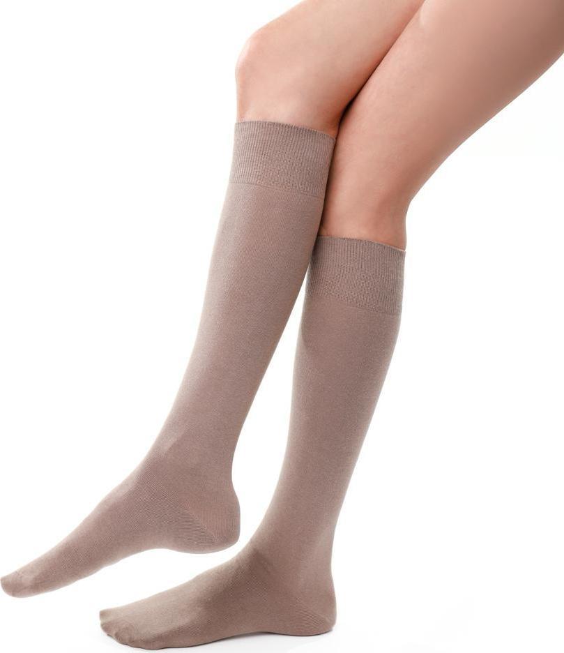 Béžové dámske podkolienky Art. 072 AJ163, BEIGE Veľkosť: 38/40