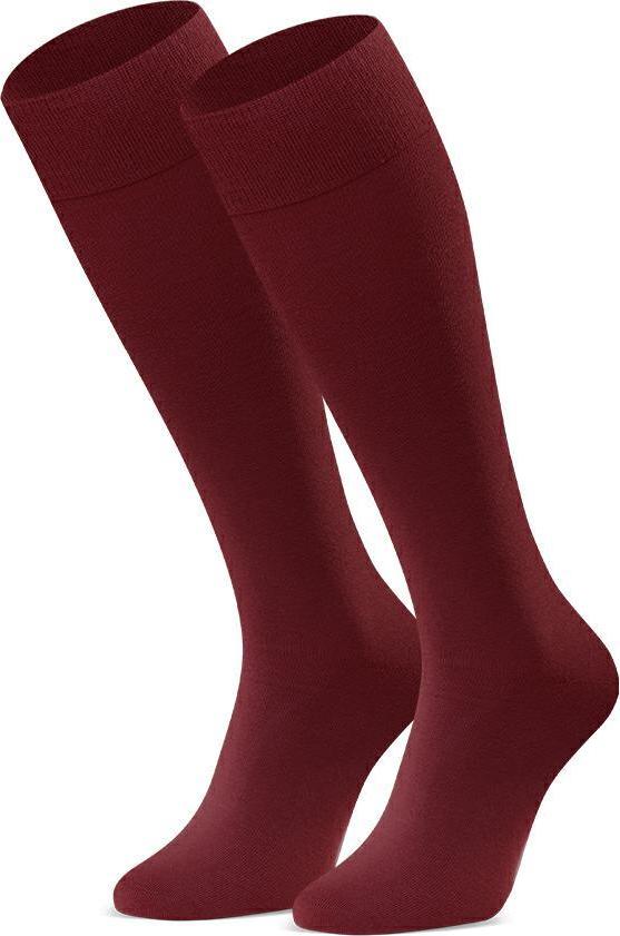 Vínové pánske podkolienky Art. 027 AL007, BURGUNDY Veľkosť: 41/43