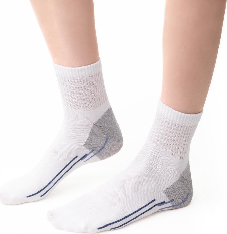 Biele dámske športové ponožky Art. 026 NA236 35-37 BIAŁY Veľkosť: 35/37
