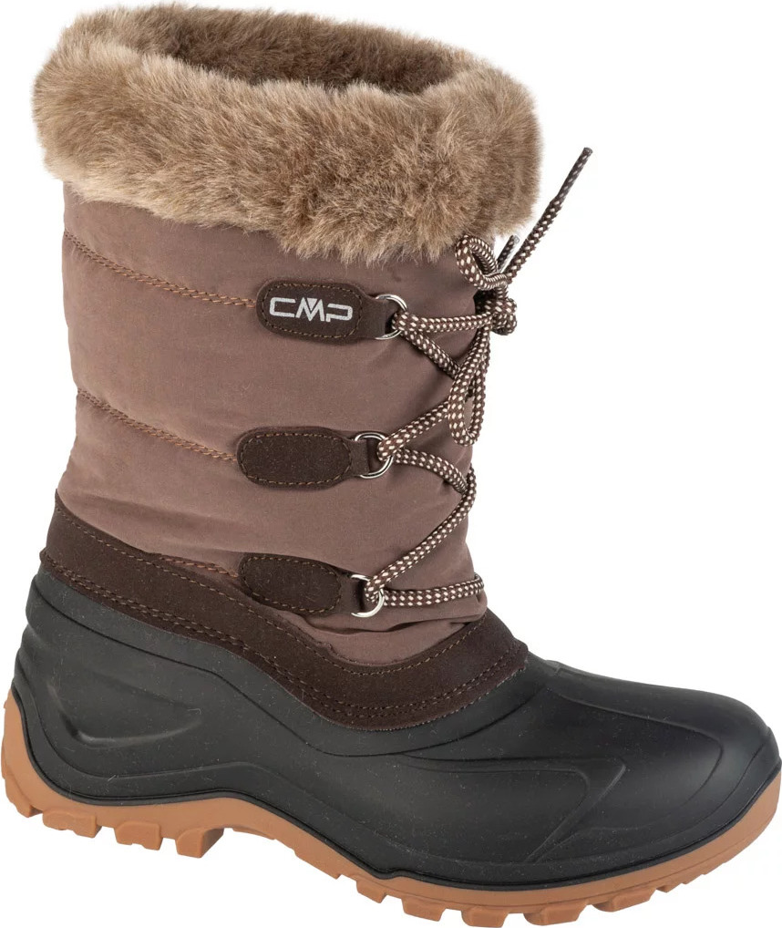 Hnedo-čierne dámske snehule CMP Nietos Low 3Q78956-Q946 Veľkosť: 38