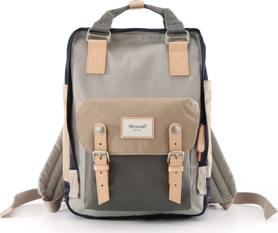 Tmavosivo-modrý priestranný, mestský batoh s priehradkou pre notebook - Himawari 188L-77 Veľkosť: ONE SIZE