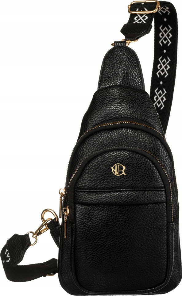 Rovicky Čierna crossbody taška s odnímateľnou peňaženkou R-KP-01-F19 Veľkosť: ONE SIZE